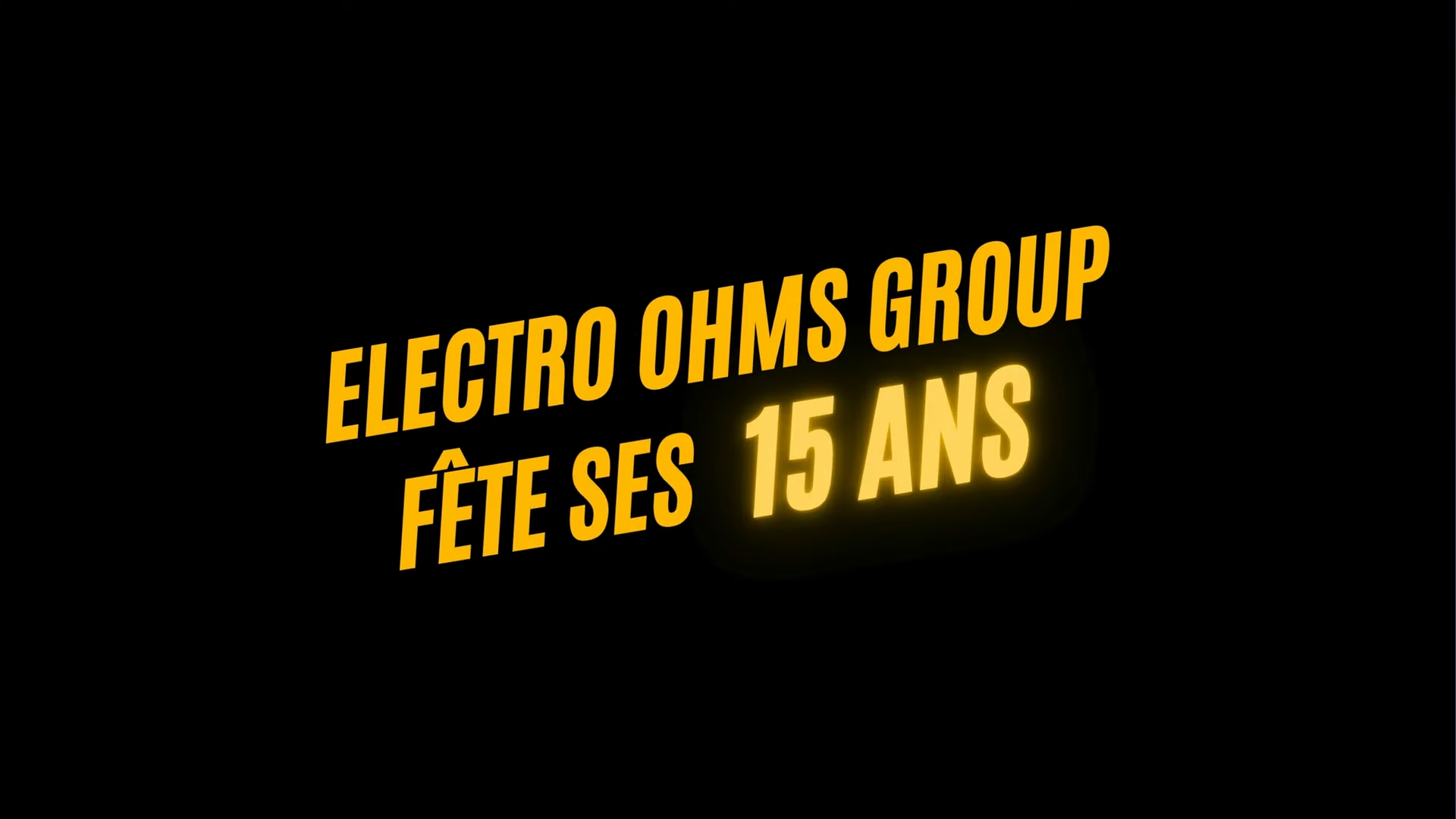 miniature video youtube electro ohms 15 ans