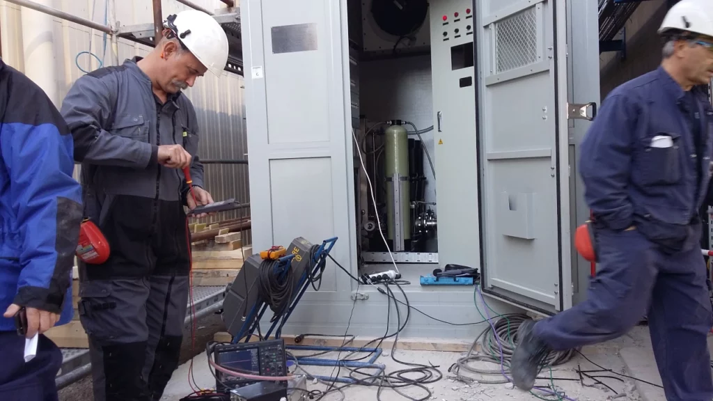 photo electro ohms sur site